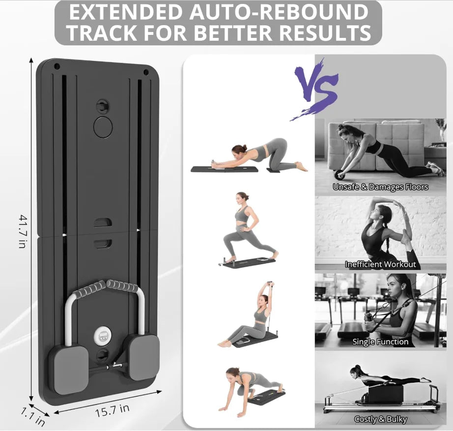 Multi-Purpose Pilates Sliding Board for Comprehensive Fitness Exercise