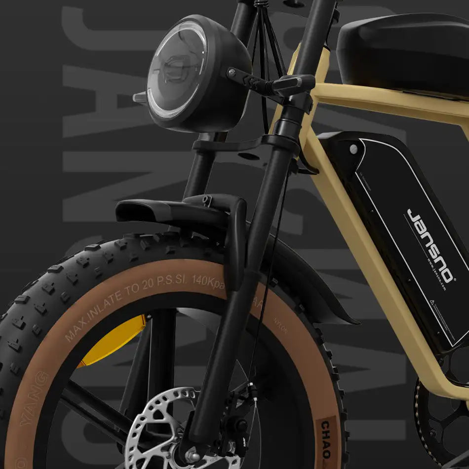 JANSNO X70 Fat Tire Electric Bike 750W Dual Motor 48V