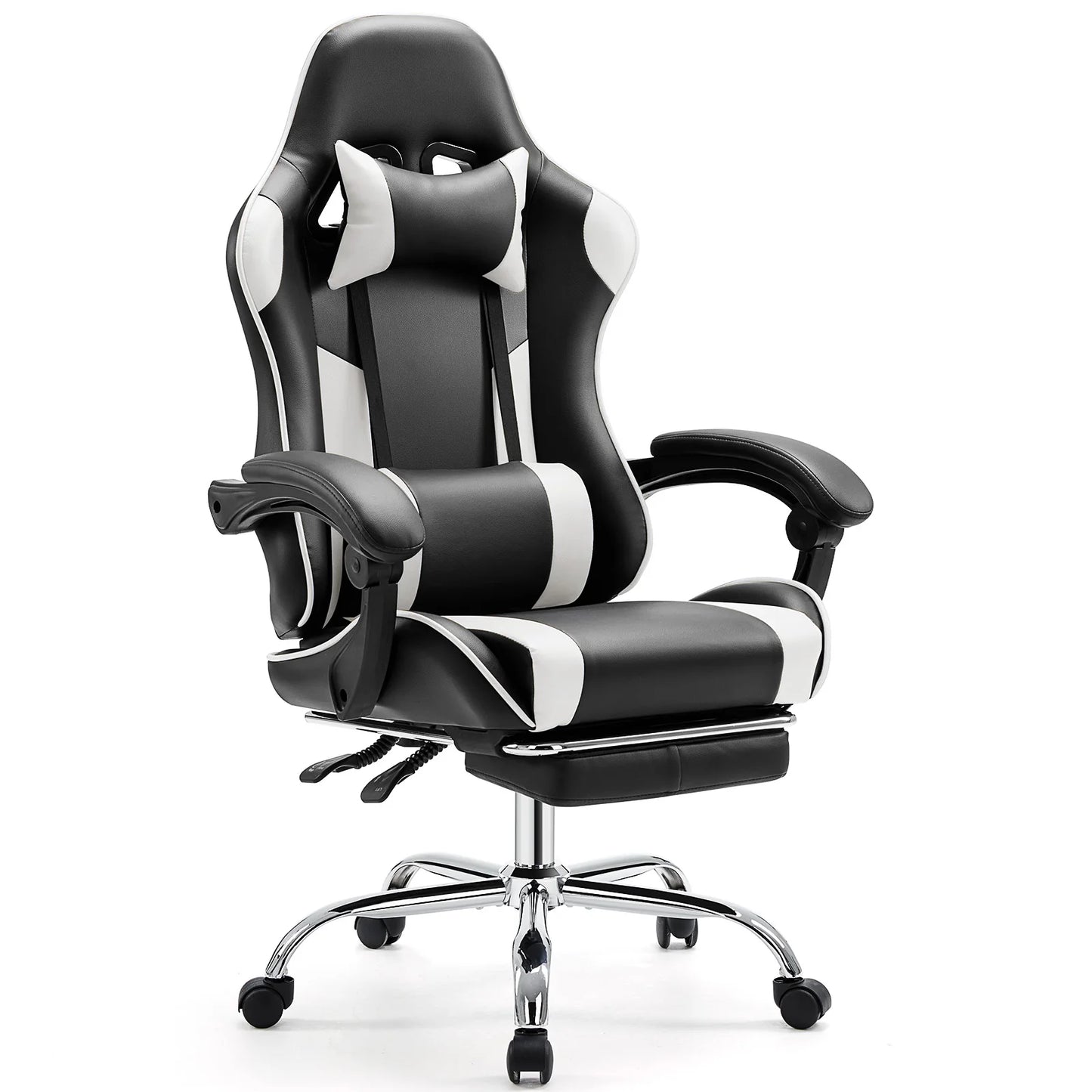 Ergonomic Racing Gaming Chair with Adjustable Support and Comfort