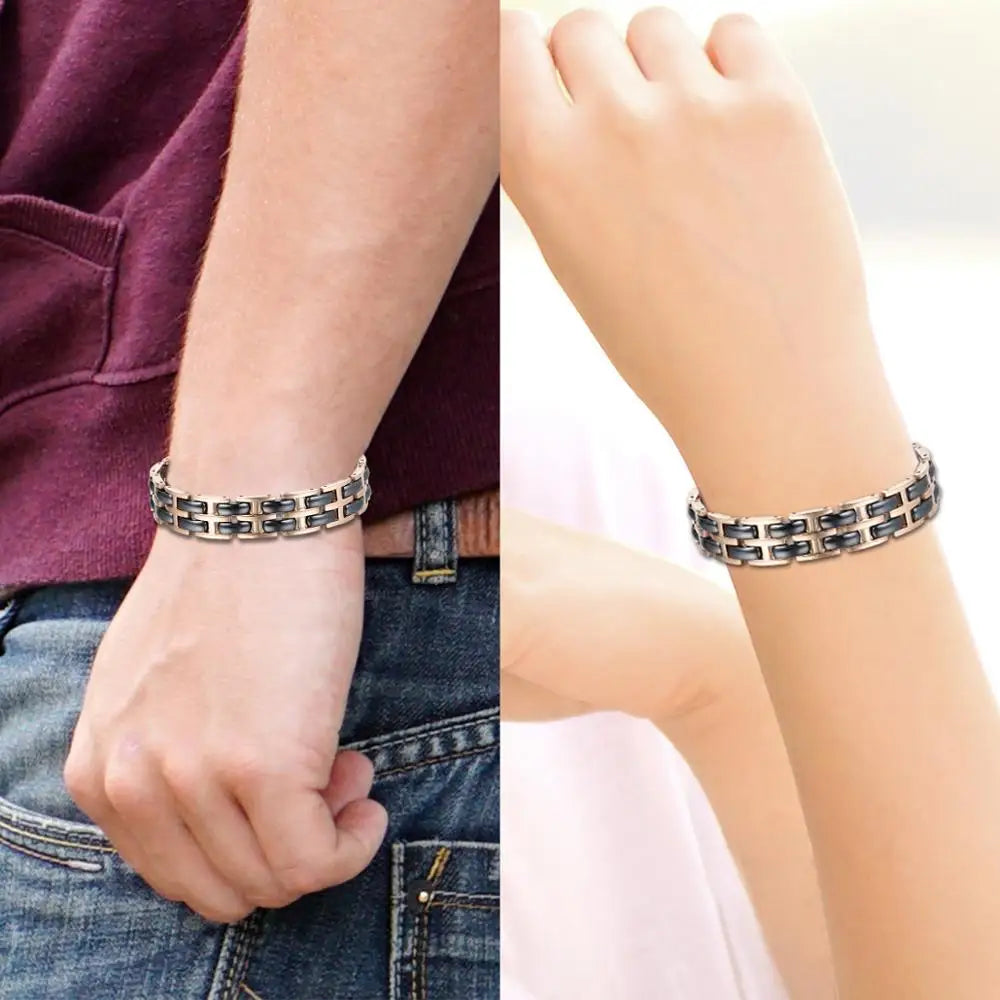 Fashionable Magnetic Hologram Bracelet for Men and Women