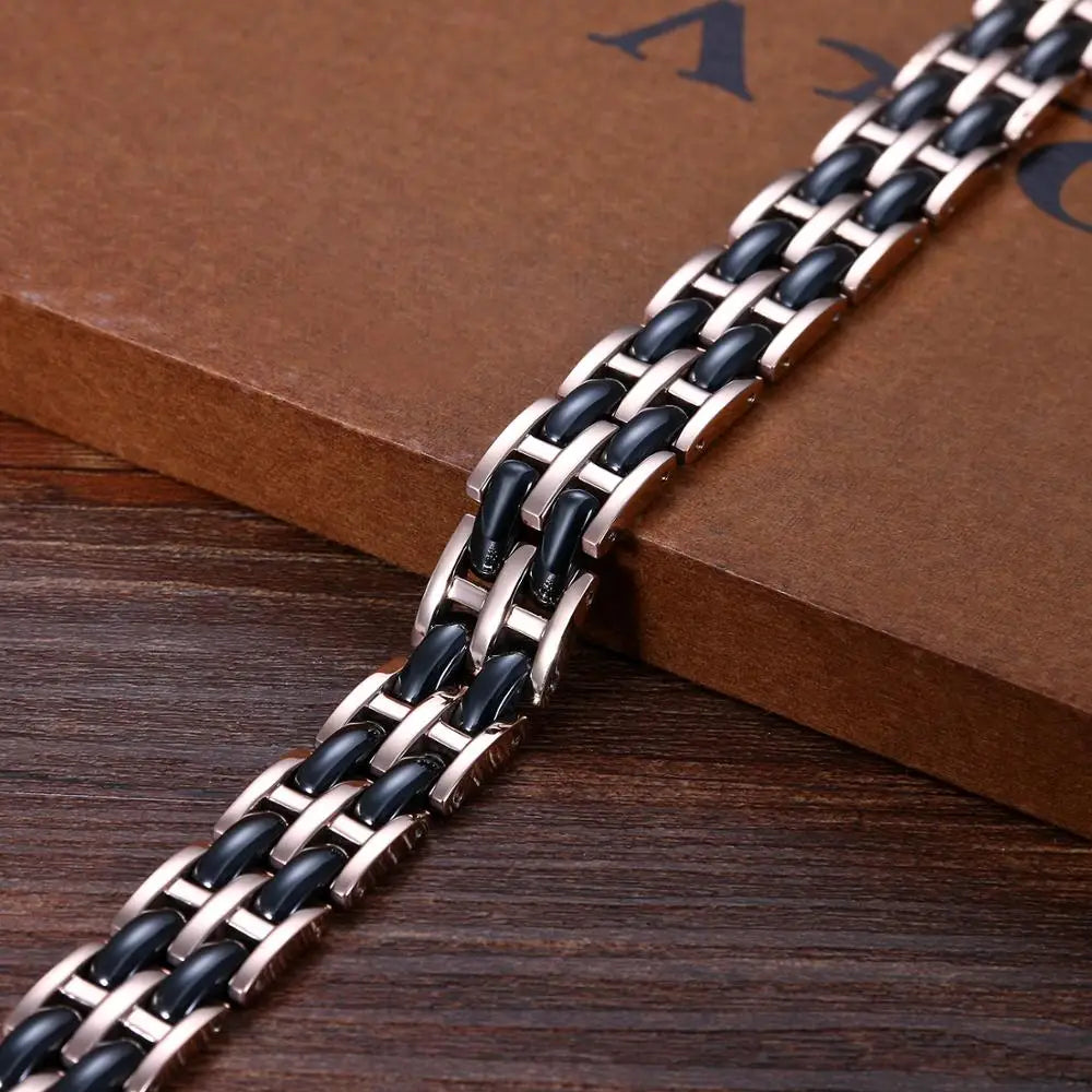 Fashionable Magnetic Hologram Bracelet for Men and Women
