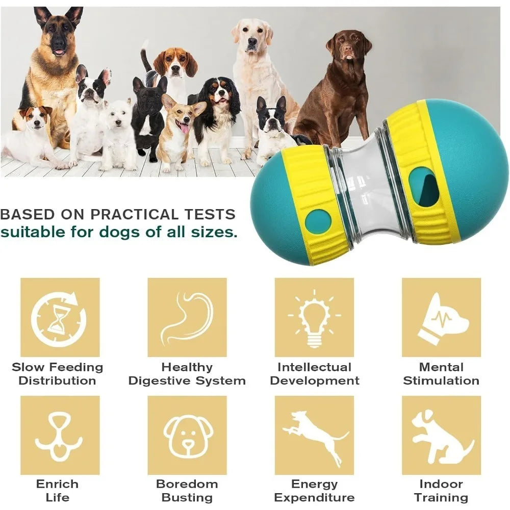 Interactive Dog Treat Toy for Smart Dogs and Fun Play