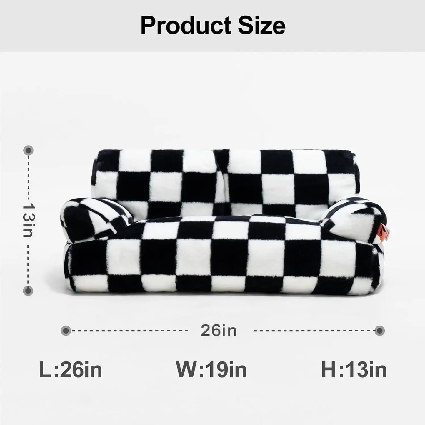 Cozy Washable Pet Couch Bed for Cats and Dogs