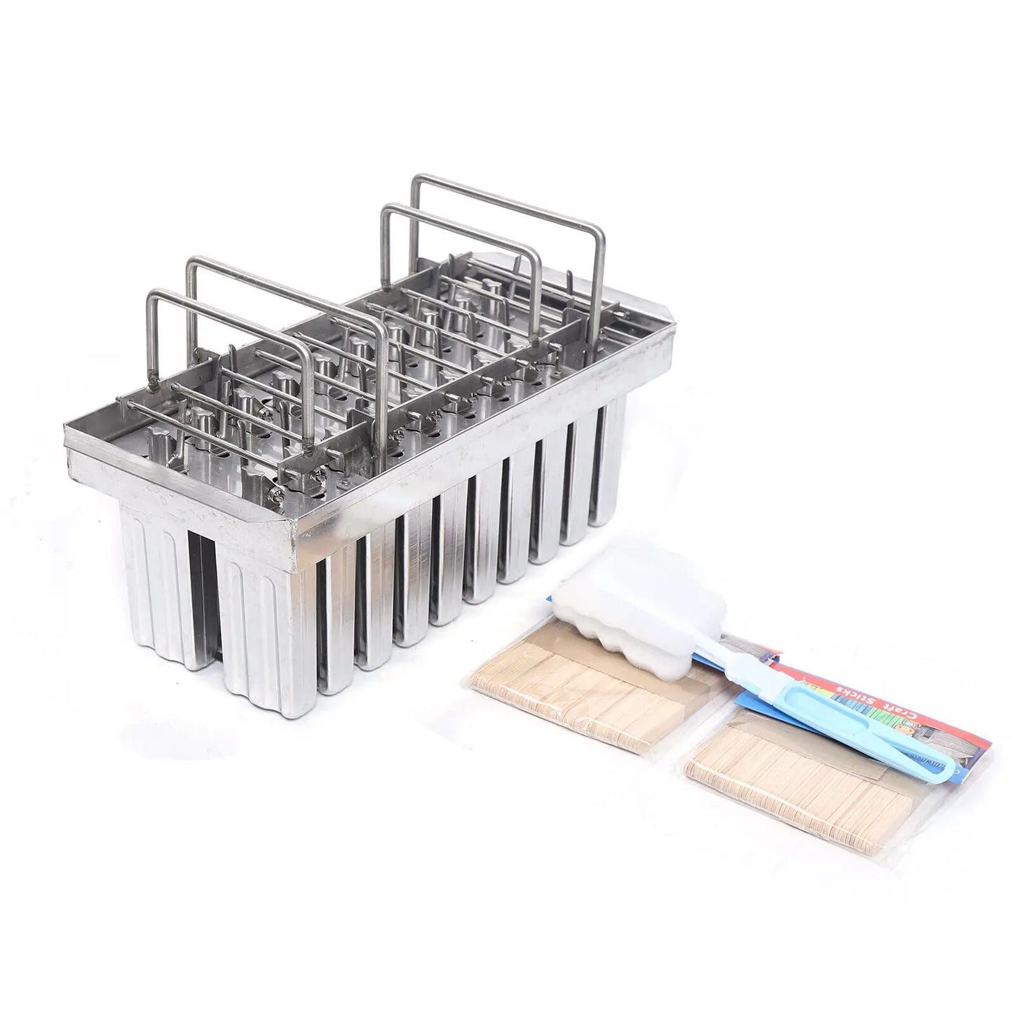 Stainless Steel Ice Cream Stick Molds 20 Pcs Popsicle Maker