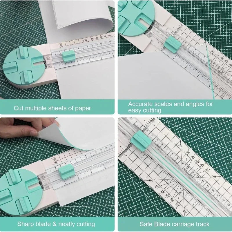 Multi-Function Paper Trimmer with Four Unique Cutting Styles