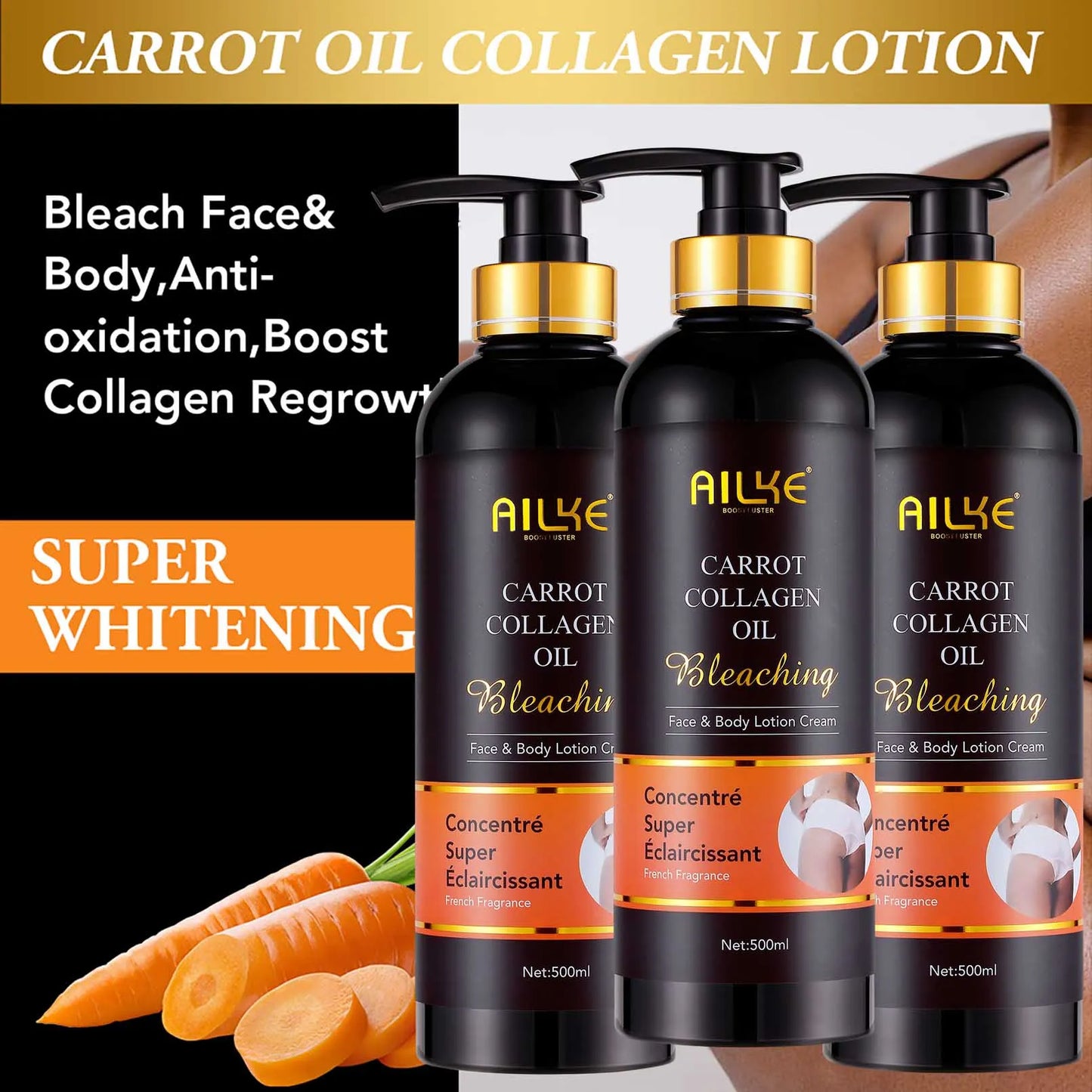 Whitening Body Lotion With Collagen For Brightened Skin