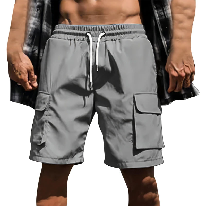 Men's Quick Dry Athletic Shorts with Pockets for Outdoor Fun