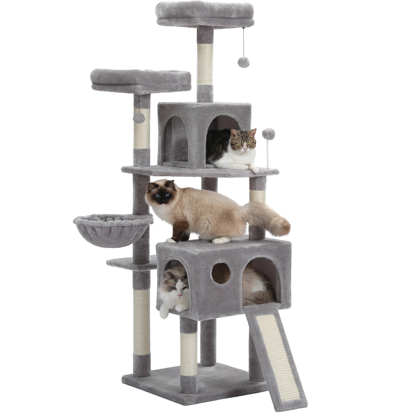 PAWZ Road Multi Level Cat Tree Tower With Sisal Scratching