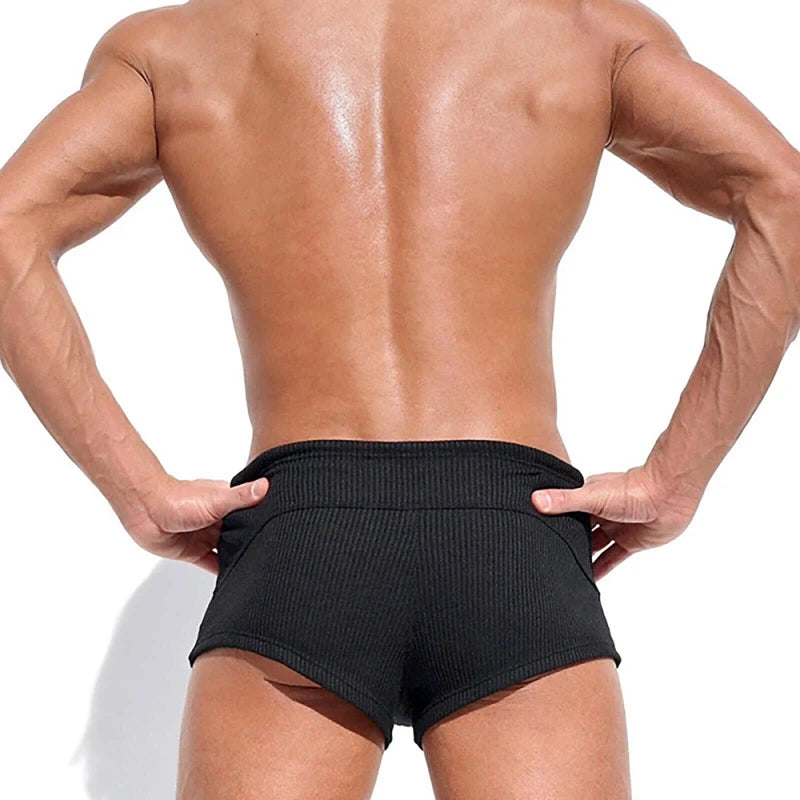 Men's Quick Dry Running Shorts with Zipper Pocket for Workouts