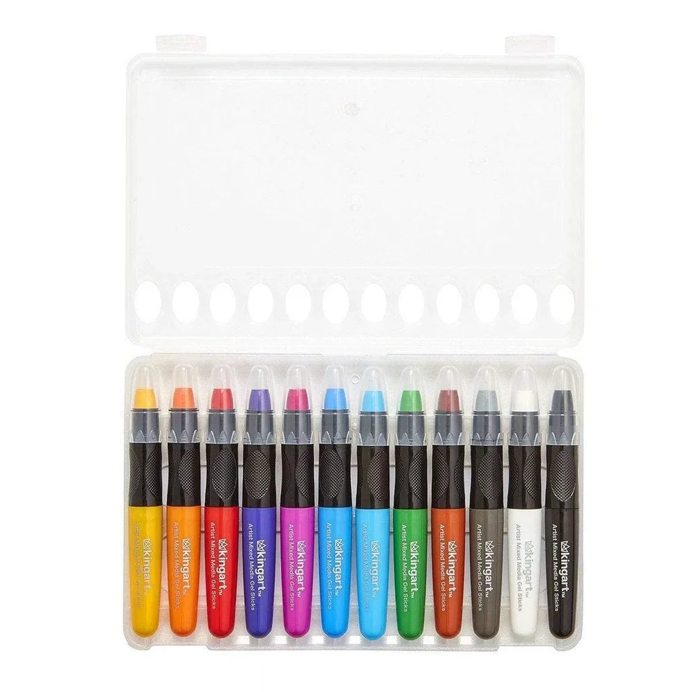 Vibrant Gel Stick Artist Markers Set for Creative Expression