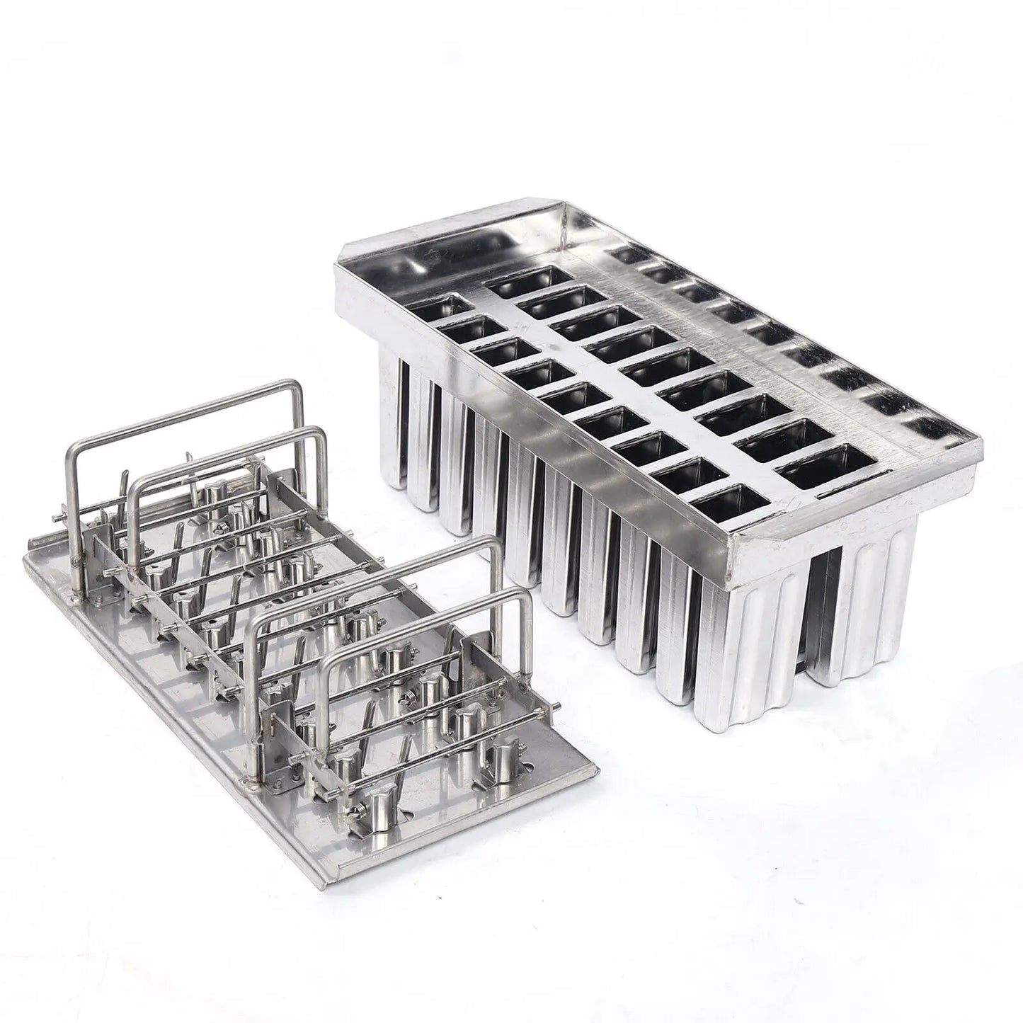 Stainless Steel Ice Cream Stick Molds 20 Pcs Popsicle Maker