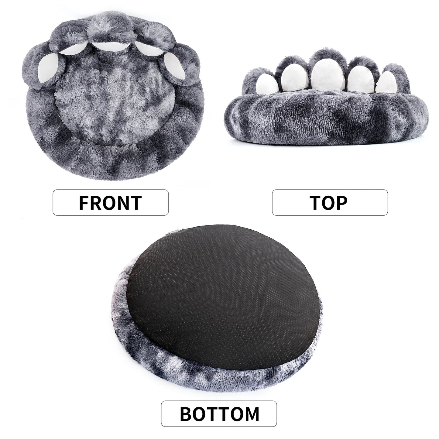 Cozy Paw Shape Dog Bed Cushion for Ultimate Comfort