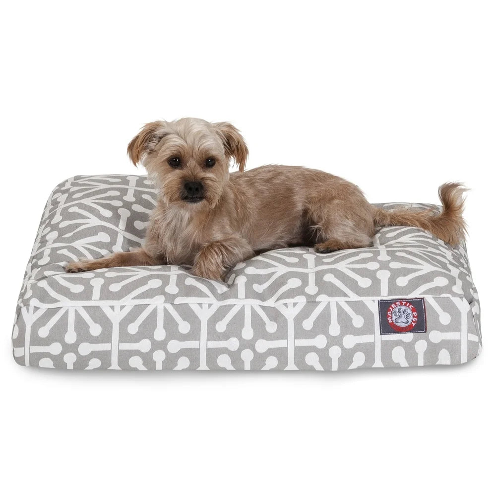 Durable Rectangle Dog Bed with Removable Soft Cover