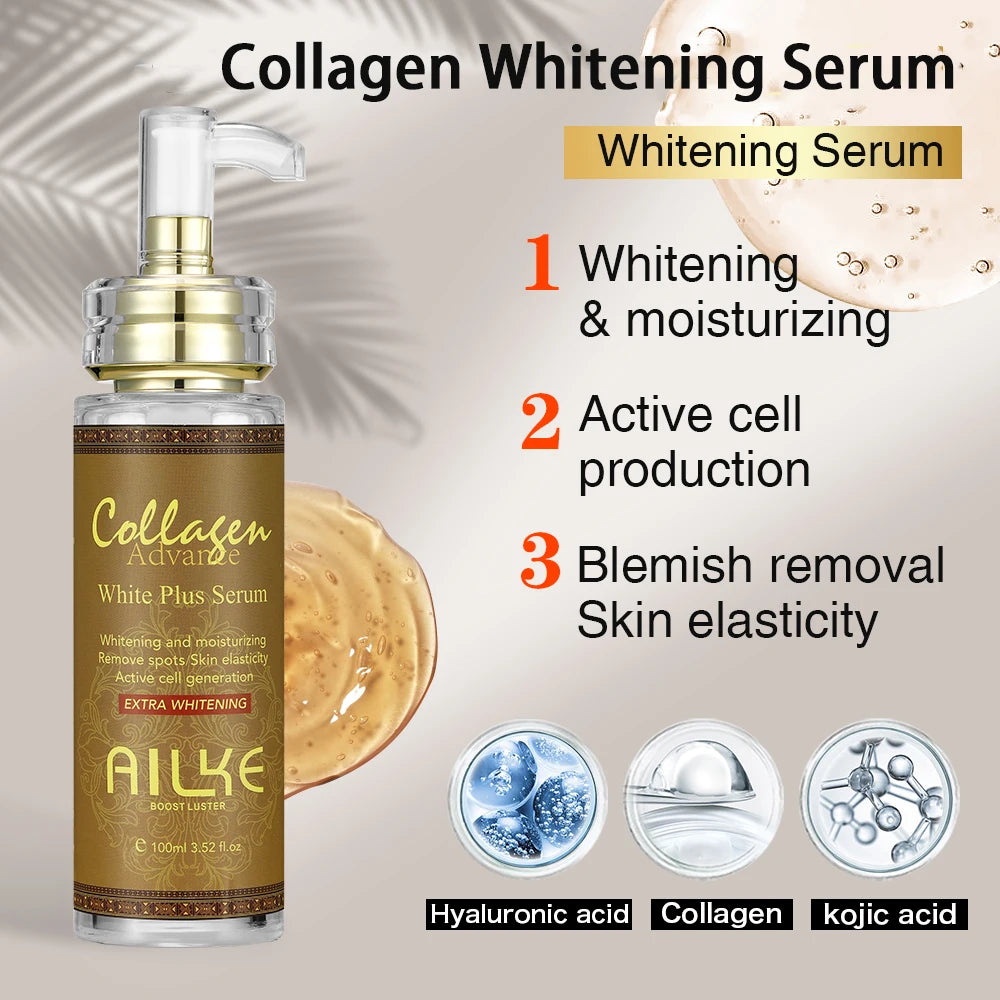 AILKE Collagen Skin Care Kit Whitening For Even Skin Tone