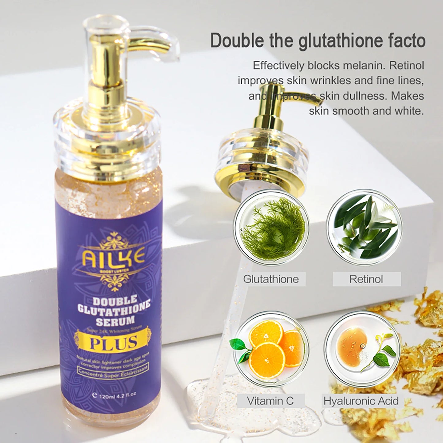 AILKE Anti-Black Spots Brightening Face Serum for Radiant Skin