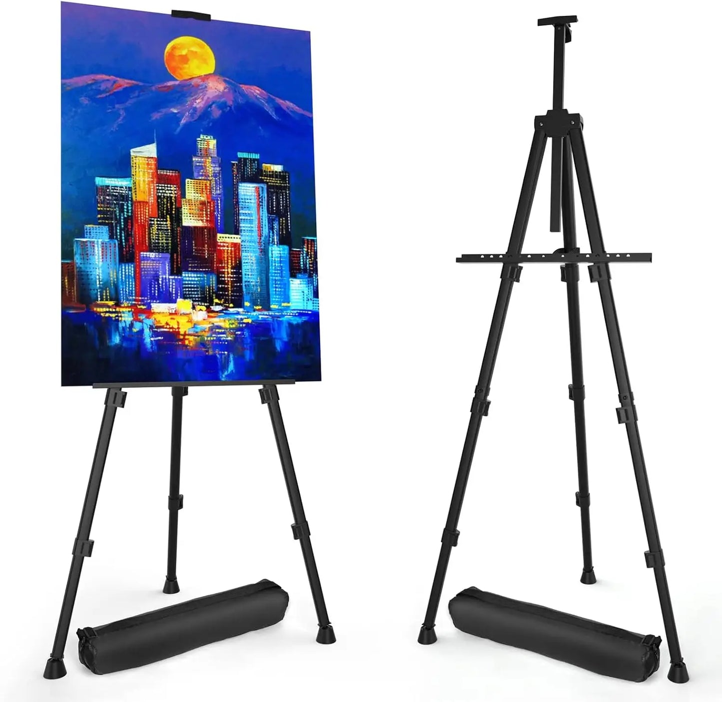 Portable Adjustable Aluminum Tripod Display Easels for Painting