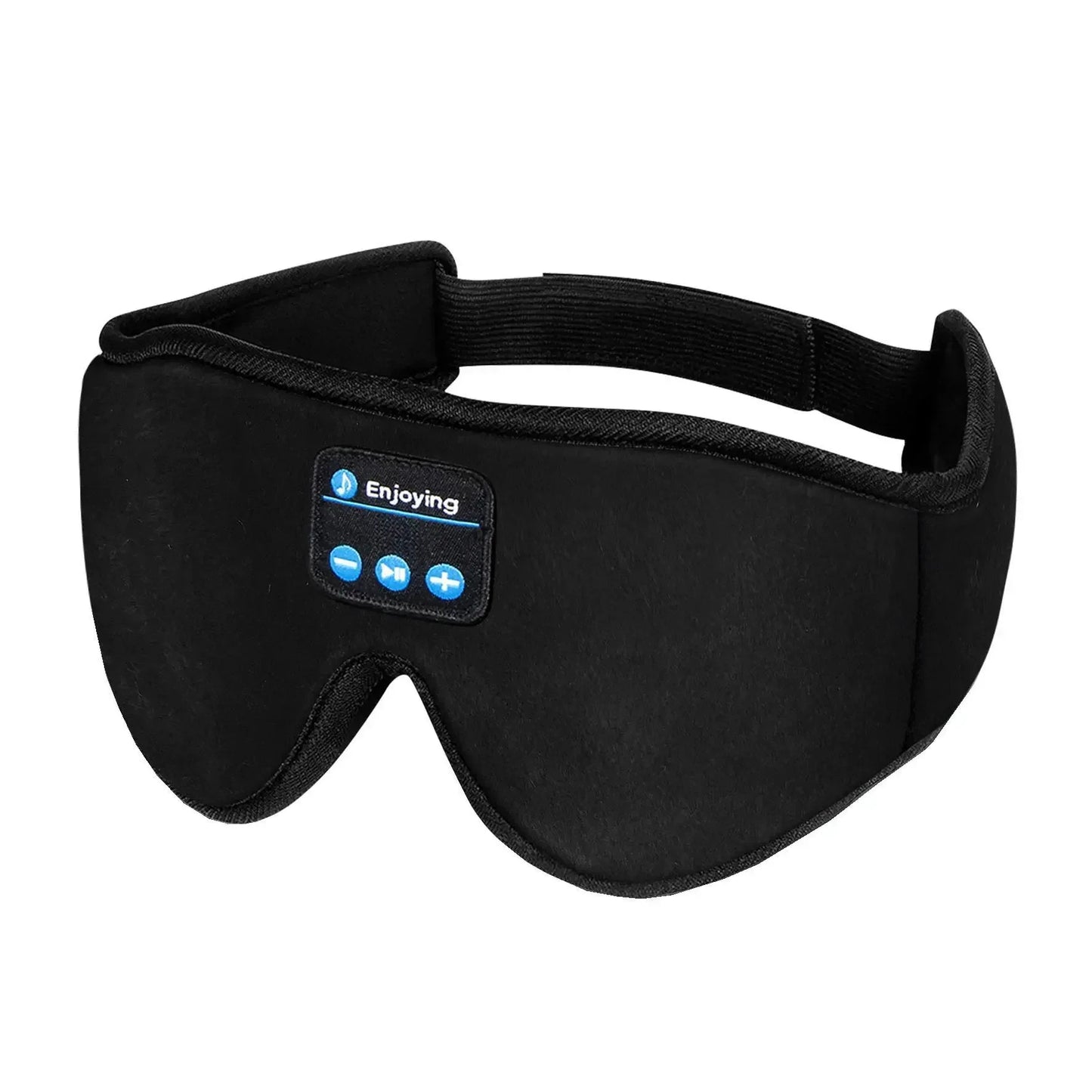 3D Wireless Music Headphone Sleep Eye Mask with Bluetooth Mic