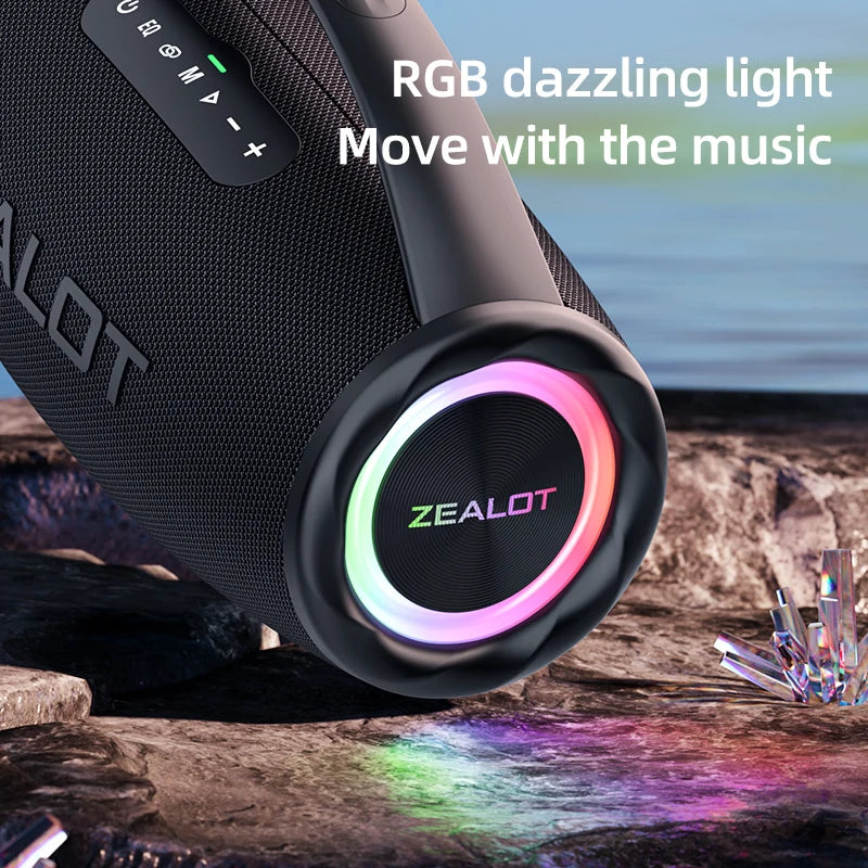ZEALOT S97 80W Bluetooth Speaker Waterproof TWS Stereo