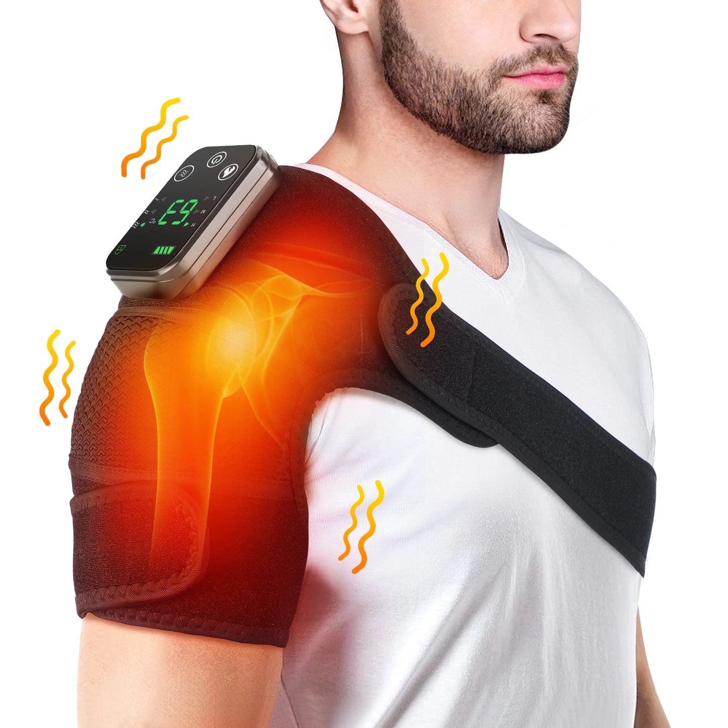 3 in 1 Heated Vibration Massager Pad for Pain Relief