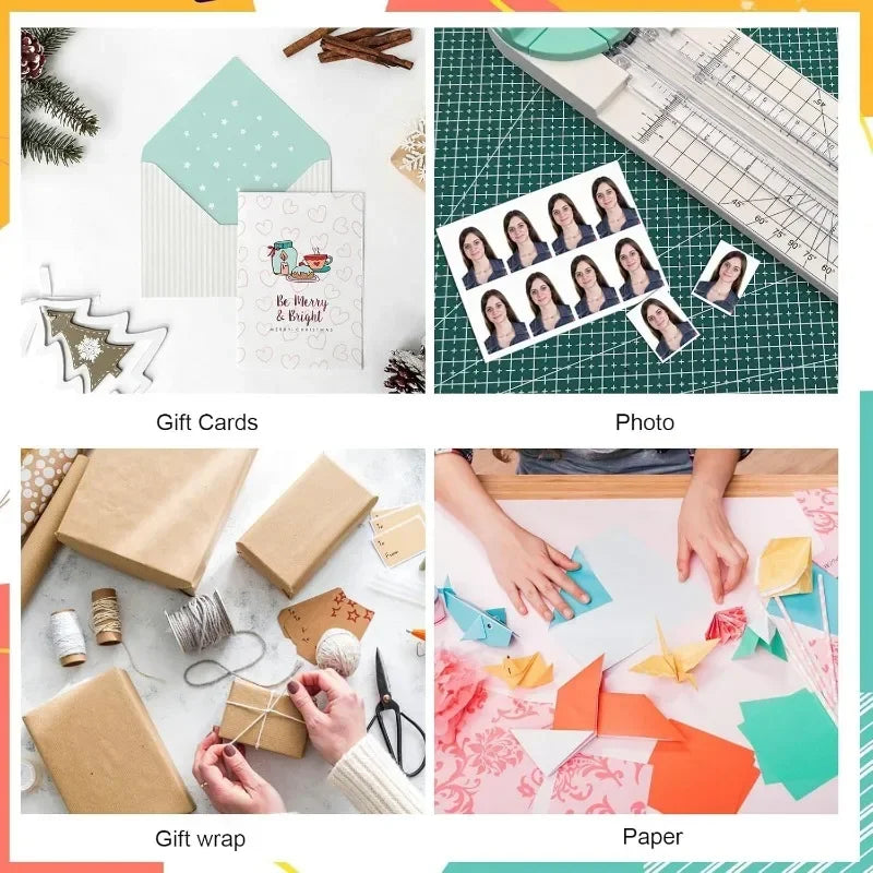 Multi-Function Paper Trimmer with Four Unique Cutting Styles