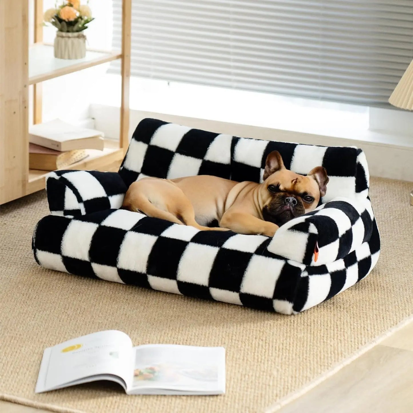 Cozy Washable Pet Couch Bed for Cats and Dogs