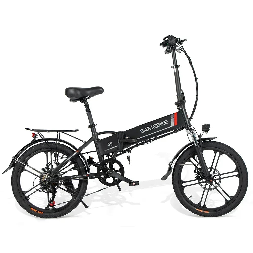 Electric Folding Bike with Detachable Lithium Battery for Commuting