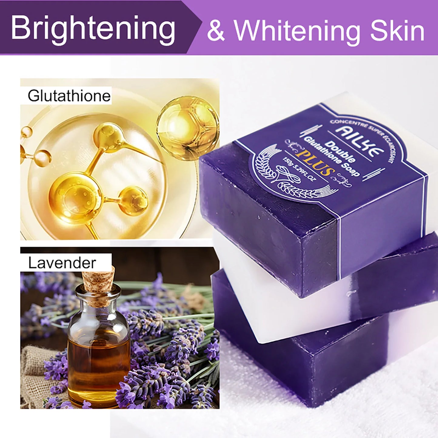 AILKE Glutathione Plus Skin Care Set for Radiant Complexion