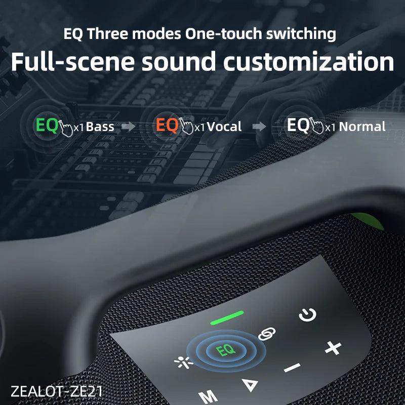 Zealot Ze21 250W Wireless Bluetooth Subwoofer Speaker
