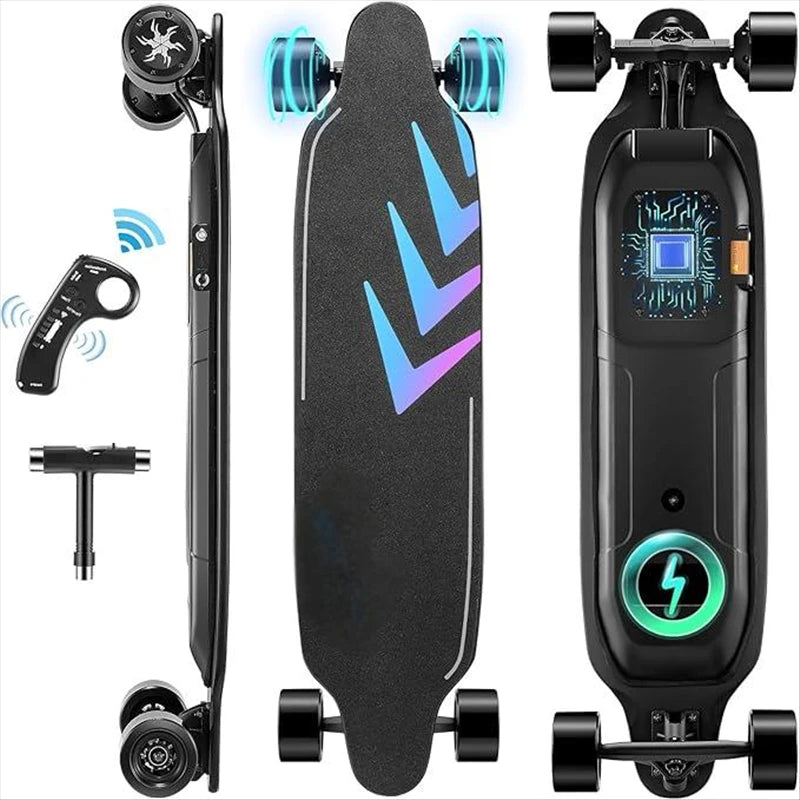 Caroma Electric Skateboard with Remote Control and High Speed