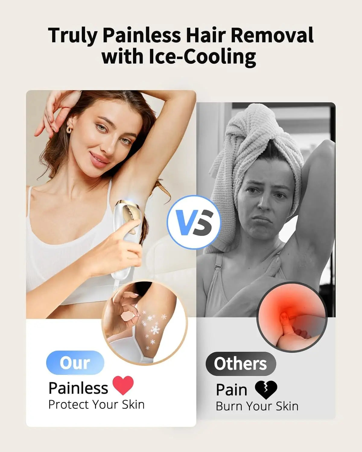 JOOYEE IPL Hair Removal Painless Full Body Solution