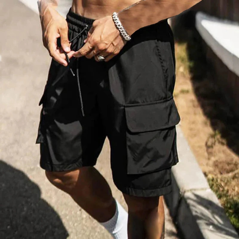 Men's Quick Dry Athletic Shorts with Pockets for Outdoor Fun