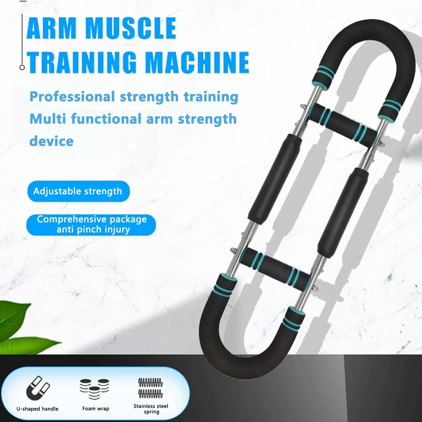 U Shape Hand Gripper Power Twister Arm Trainer Fitness Equipment