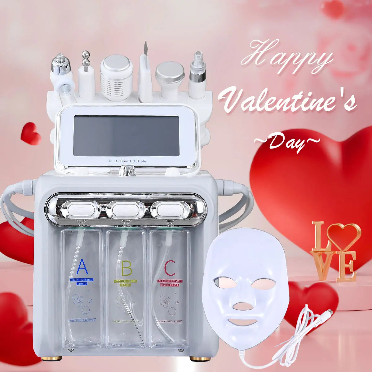Amilibeauty 7 In 1 H2O2 Hydrofacial Skin Cleansing Machine