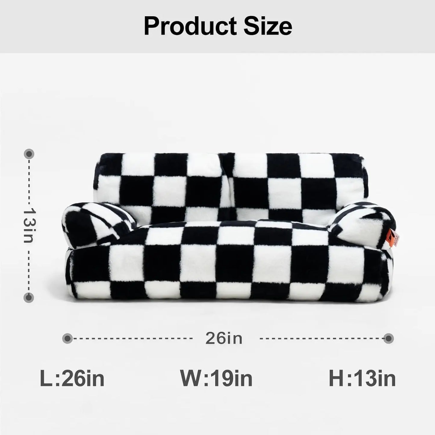 Cozy Washable Pet Couch Bed for Cats and Dogs