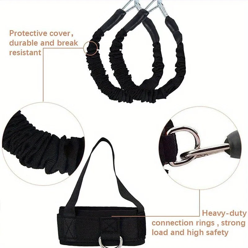 Resistance Bands Stretching Strap Set for Fitness and Training