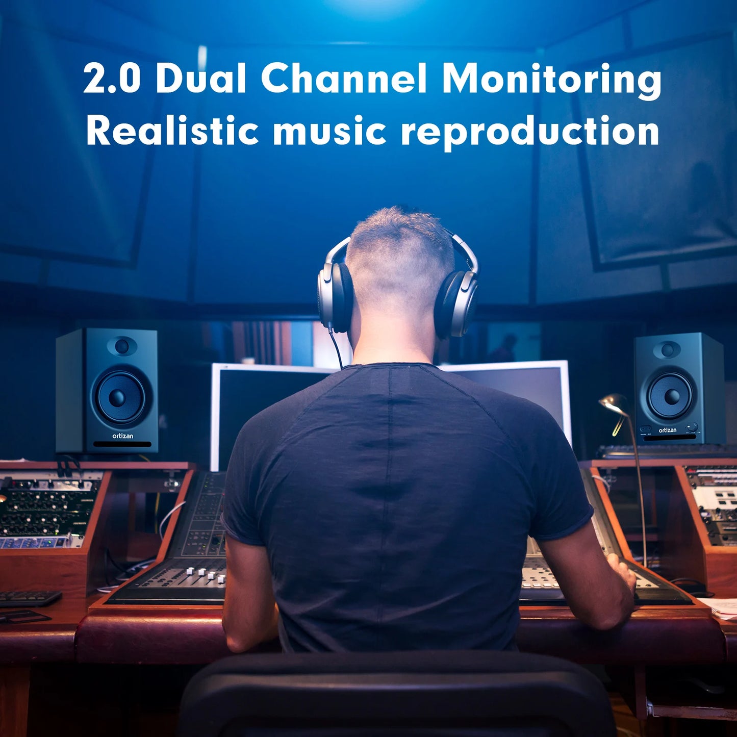 Ortizan C7 Dual Mode Studio Monitors Bluetooth 5.3