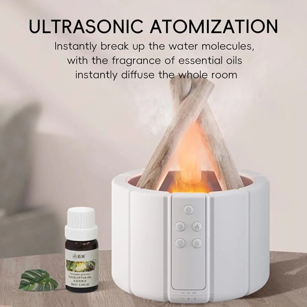 Campfire Flame Diffuser Aromatherapy Humidifier for Home Relaxation