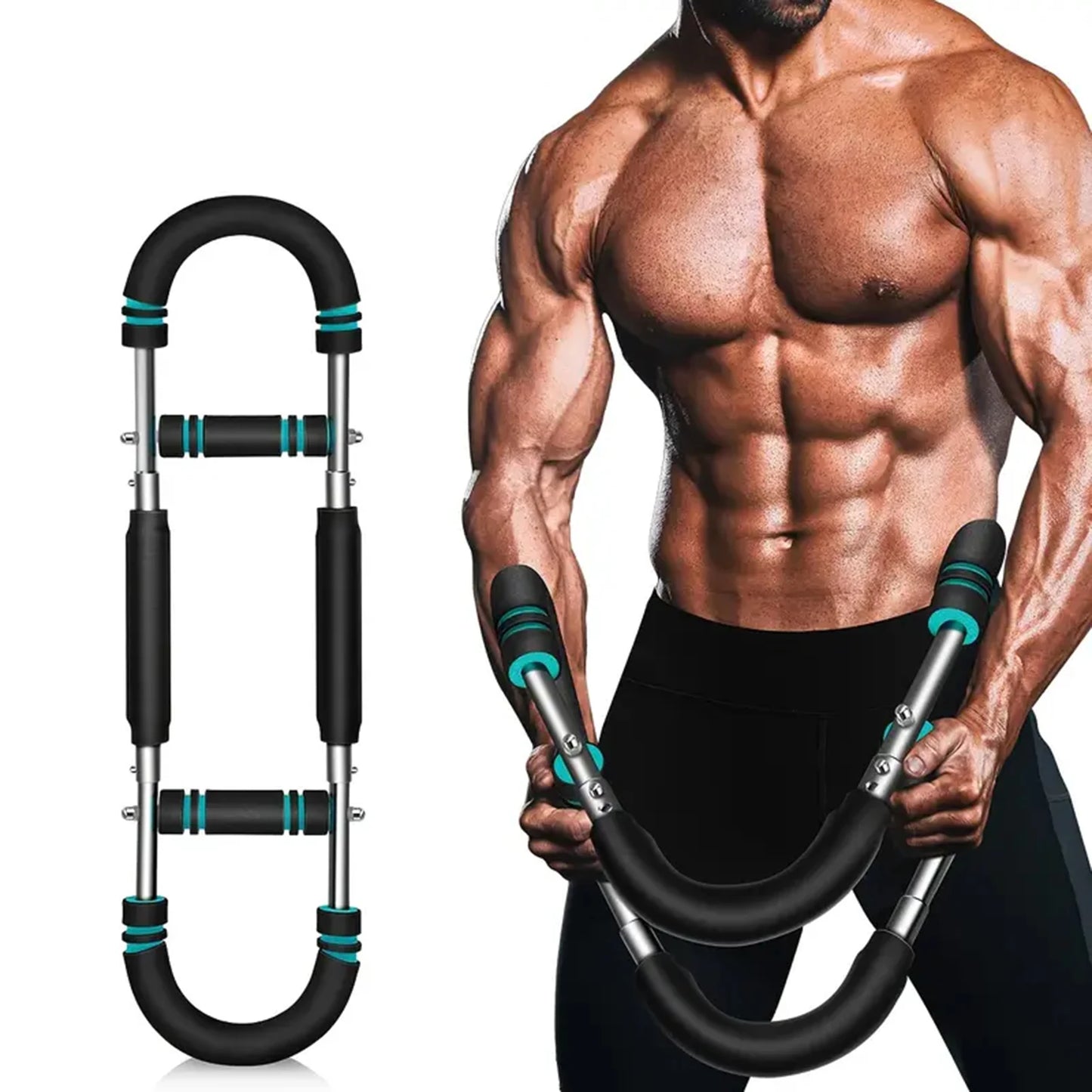 U Shape Hand Gripper Power Twister Arm Trainer Fitness Equipment
