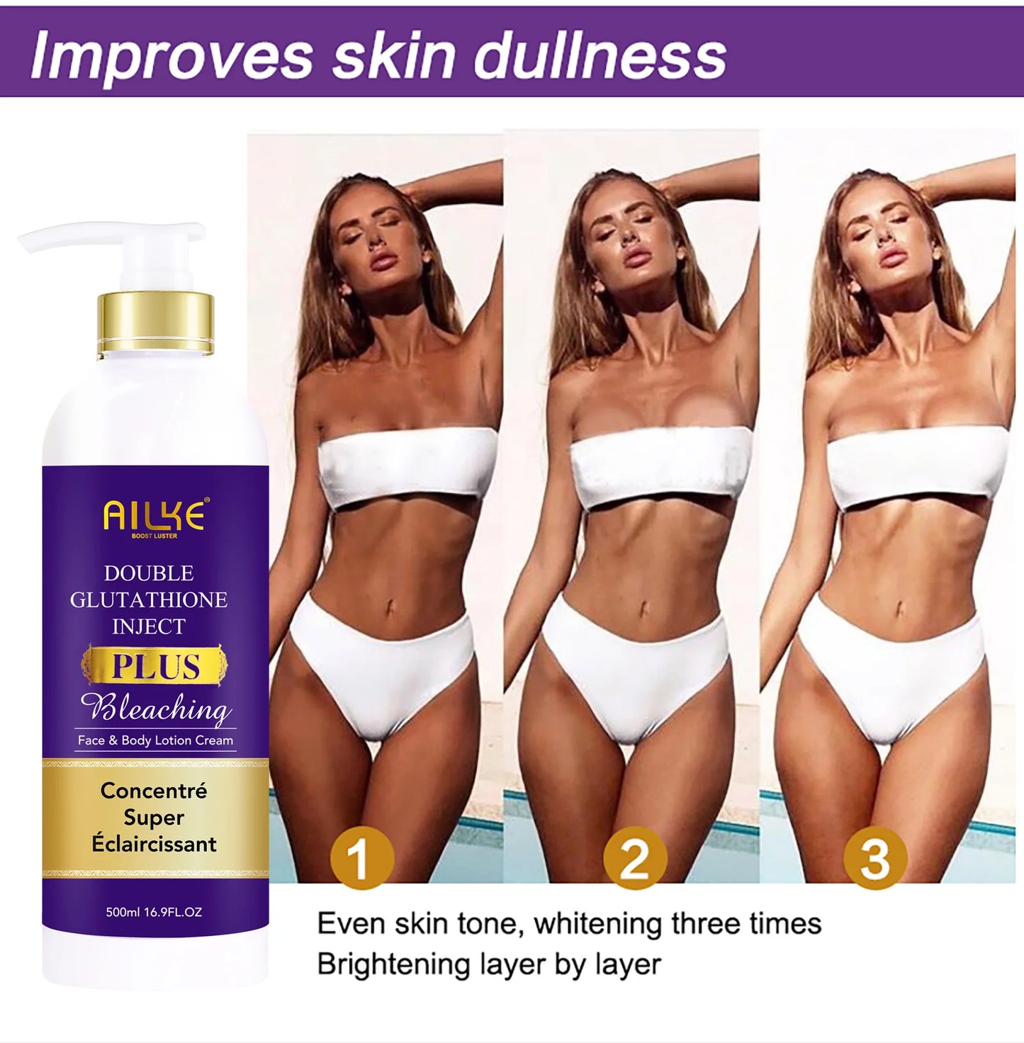 AILKE Anti-Black Spots Brightening Face Serum for Radiant Skin