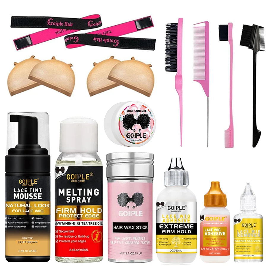 Edge Control Lace Melting Spray Wig Glue And Tint Mousse