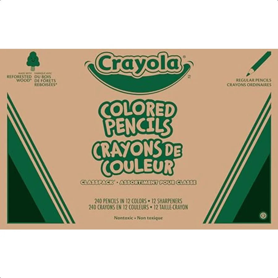 Hign Concerned Colored Pencils Classpack 240 Bulk School