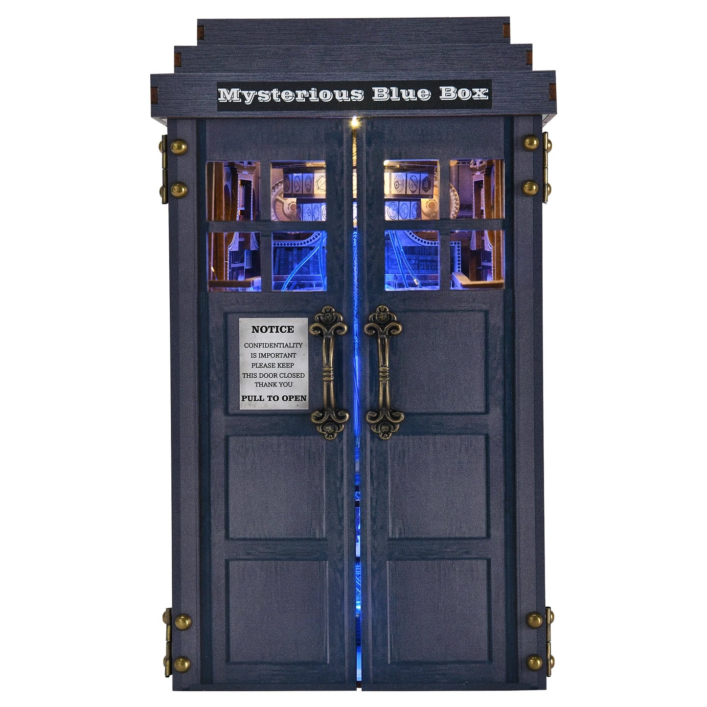 ASLOWSNAIL Book Nook Kit Mysterious Telephone Booth Puzzle