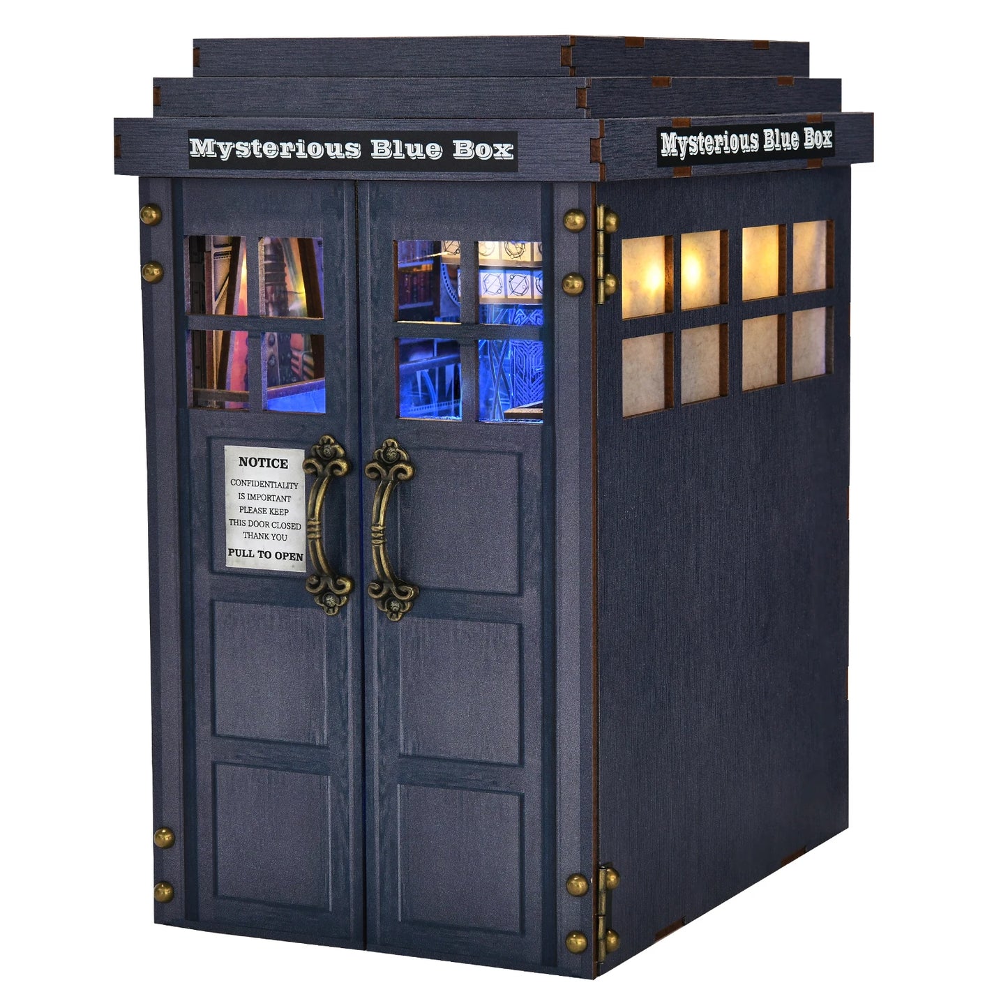 ASLOWSNAIL Book Nook Kit Mysterious Telephone Booth Puzzle