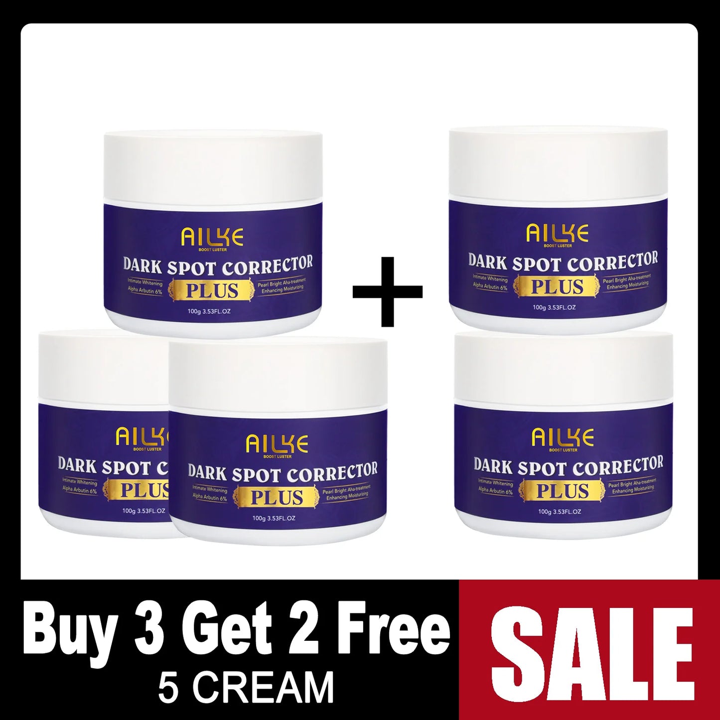 AILKE Glutathione Plus Skin Care Set for Radiant Complexion
