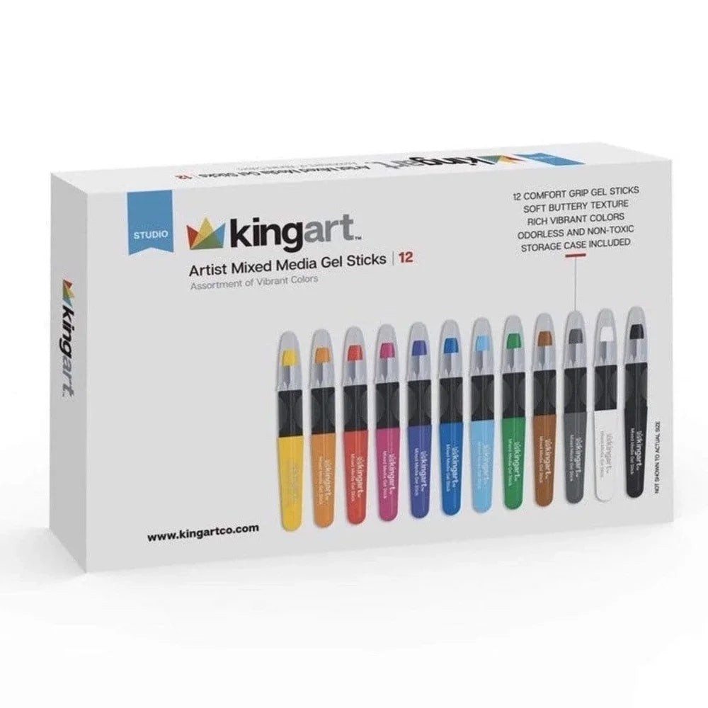 Vibrant Gel Stick Artist Markers Set for Creative Expression