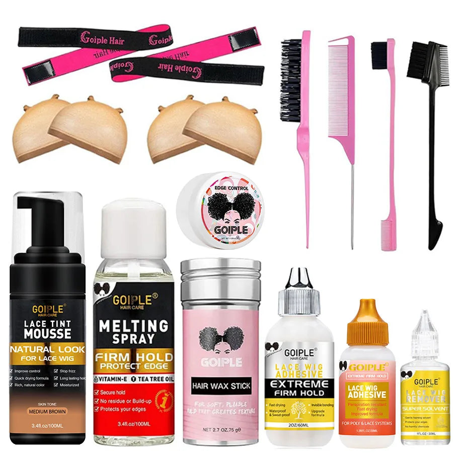 Edge Control Lace Melting Spray Wig Glue And Tint Mousse