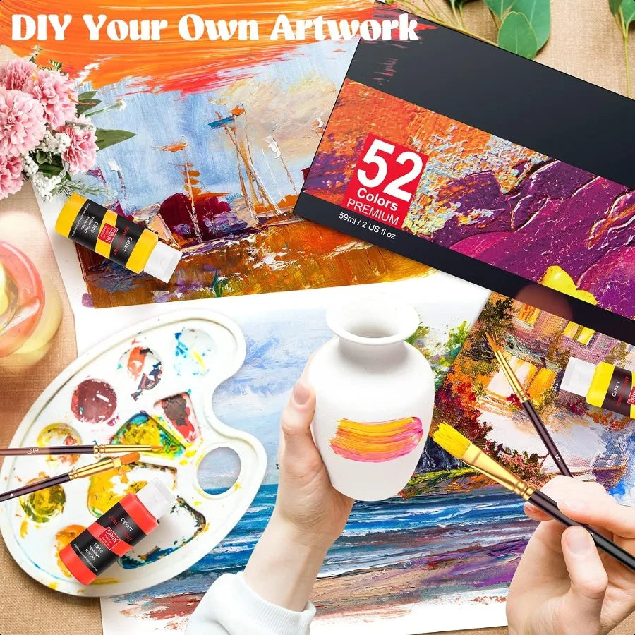 Caliart Acrylic Paint Set for Artists and Beginners