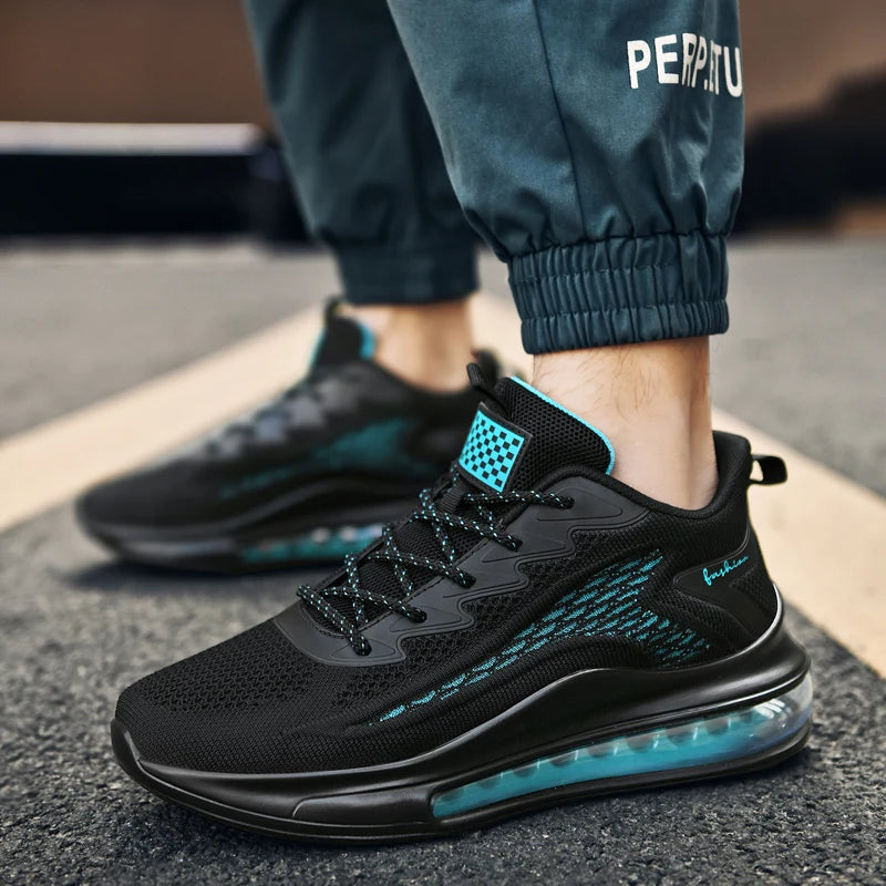 Men's Breathable Non-Slip Running and Tennis Walking Shoes