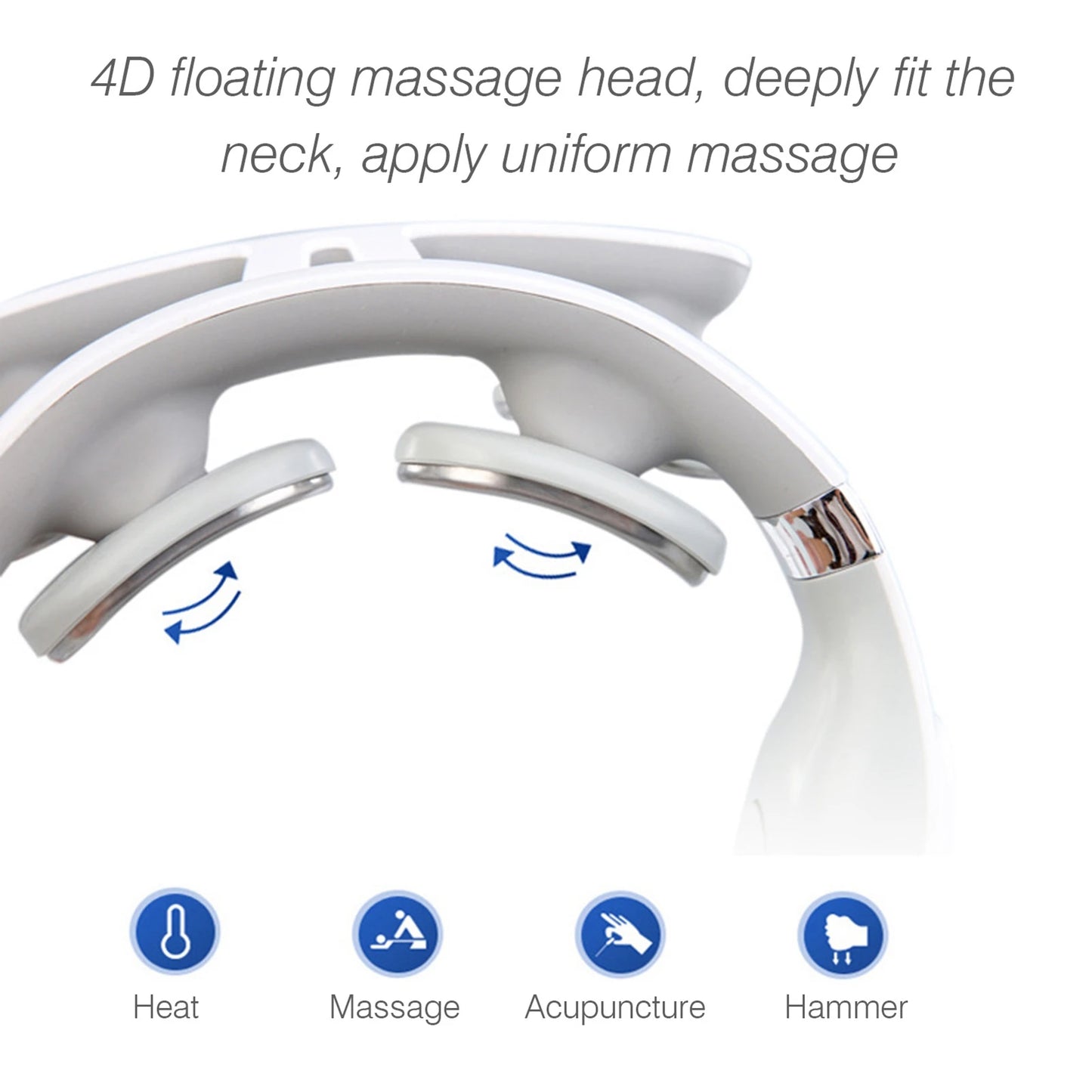 Cervical Massager with Smart Pulse and Heating Relief