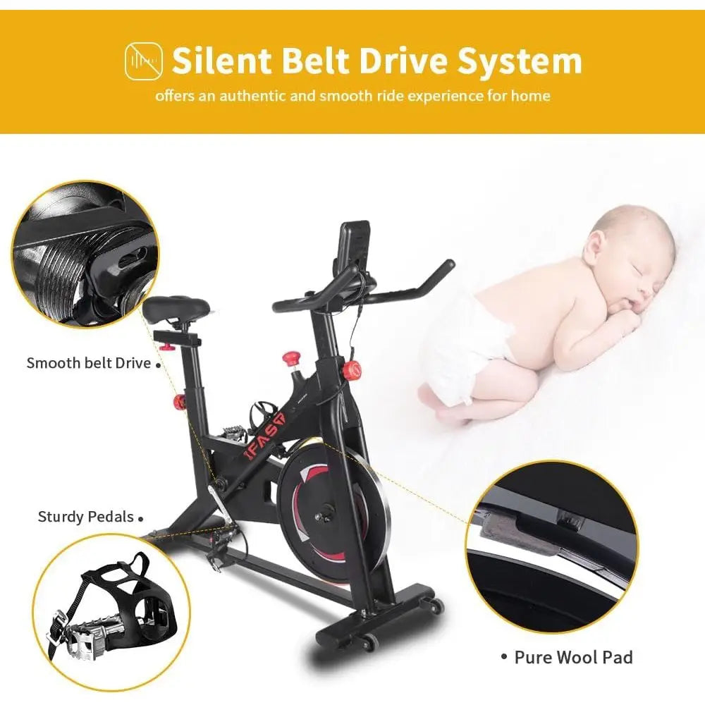 Magnetic Stationary Bike for Home Fitness and Cardio Workouts